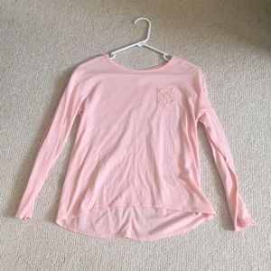 Pink Long-Sleeve Top